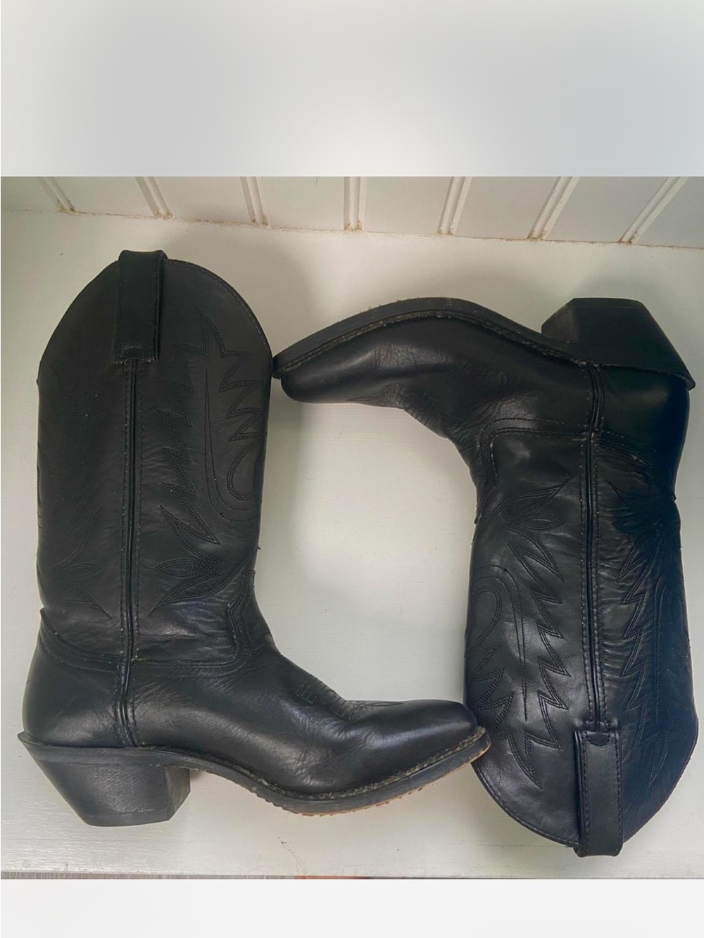 Durango Black Western Cowboy Boots